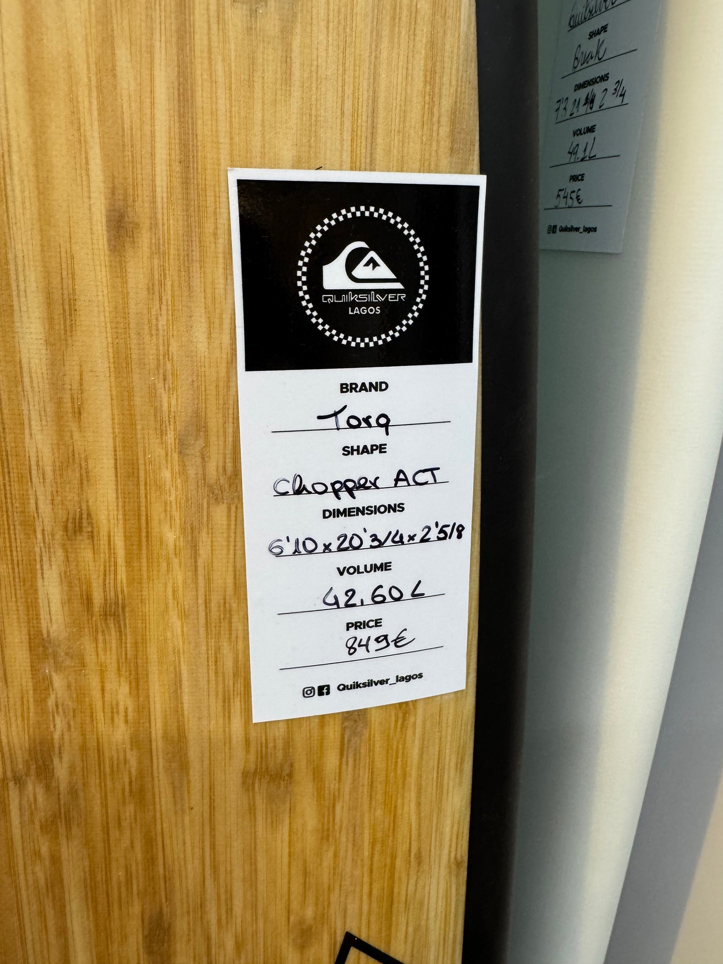 Torq ACT Chopper 6’10