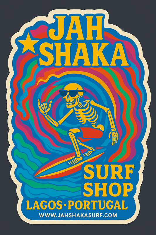 JAH SHAKA Classic decal Sticker "Psycho Surfer." 2025