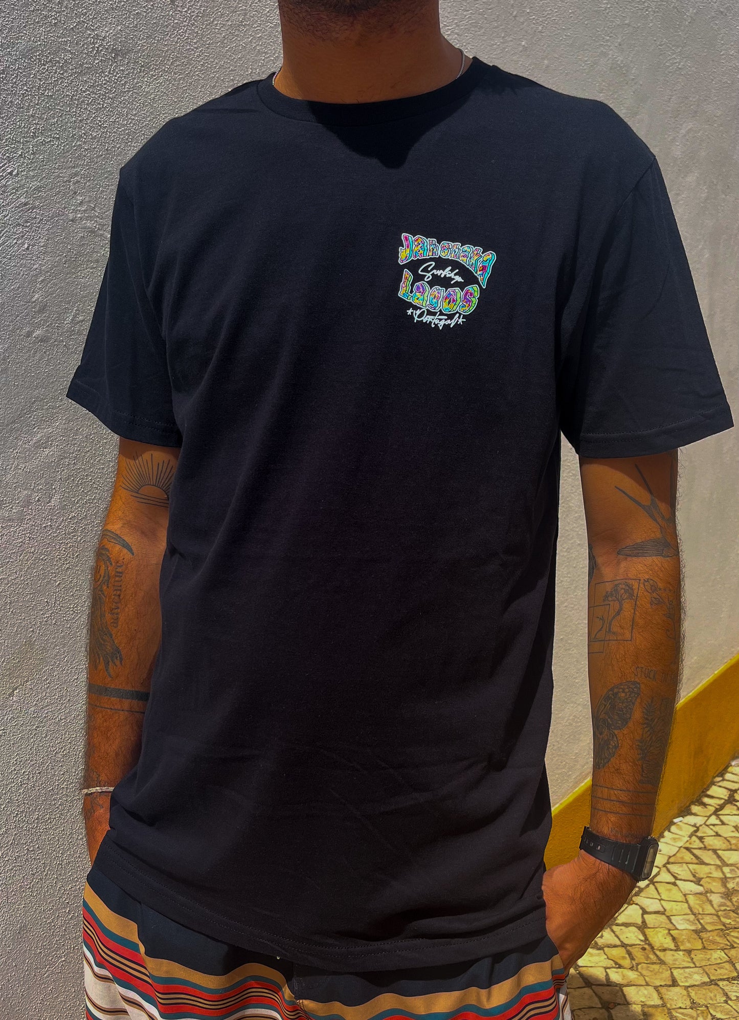 JAH SHAKA "Tattoo Skeleton" T shirt