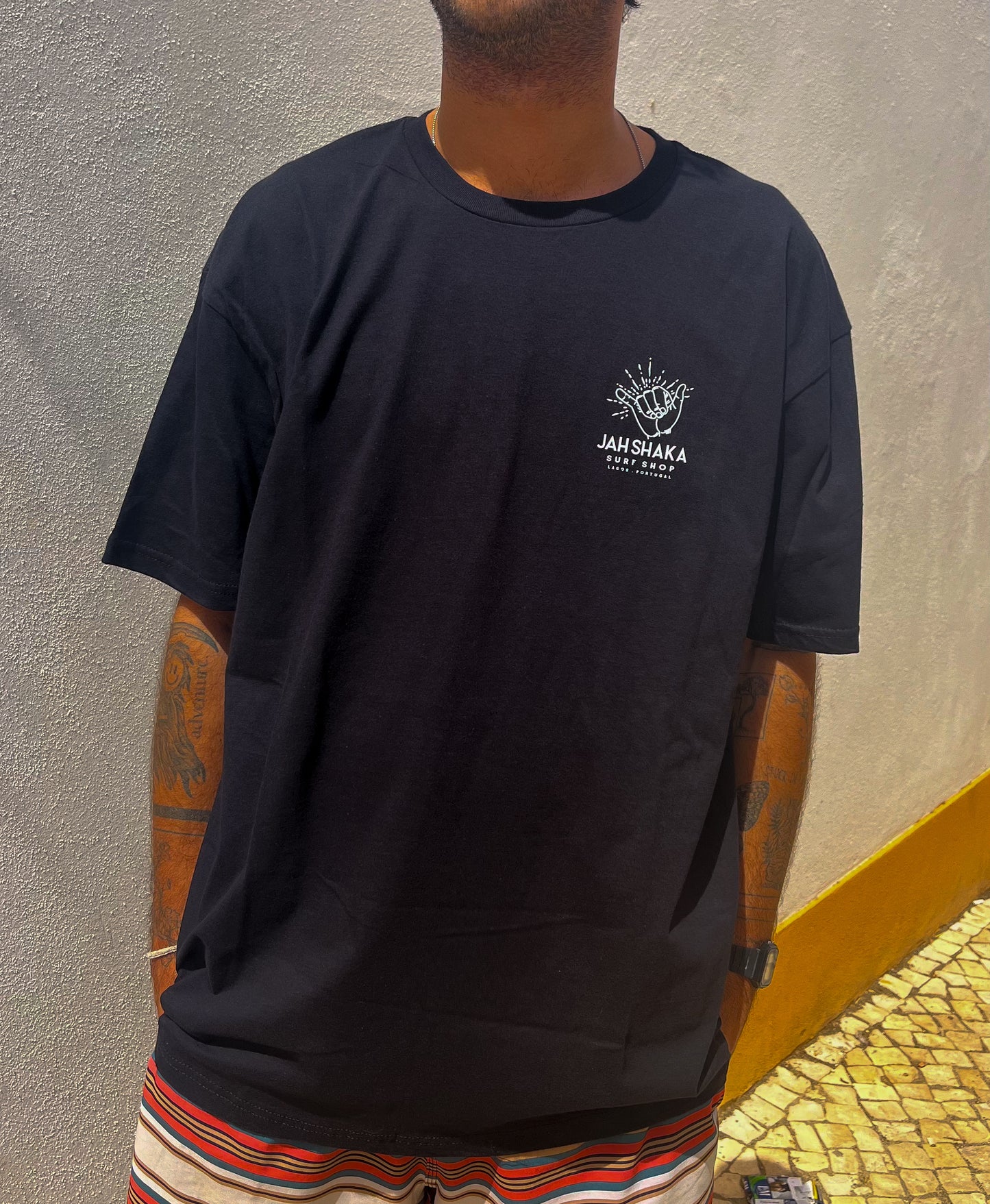 JAH SHAKA "Classic Hand" Logo T-Shirt