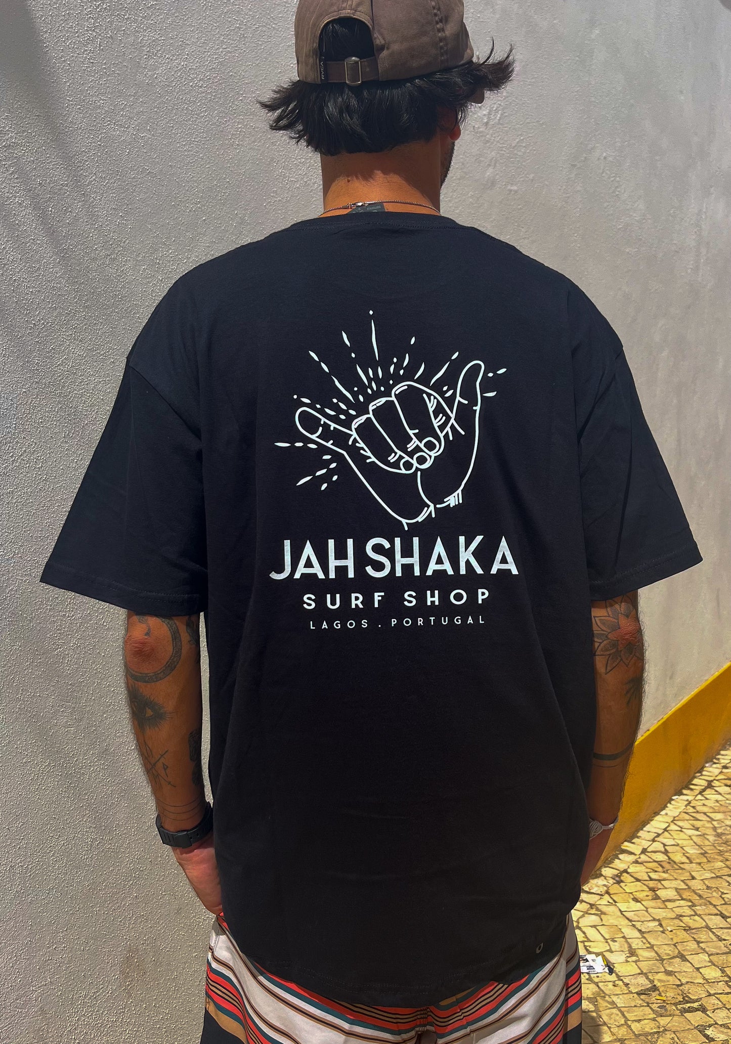 JAH SHAKA "Classic Hand" Logo T-Shirt