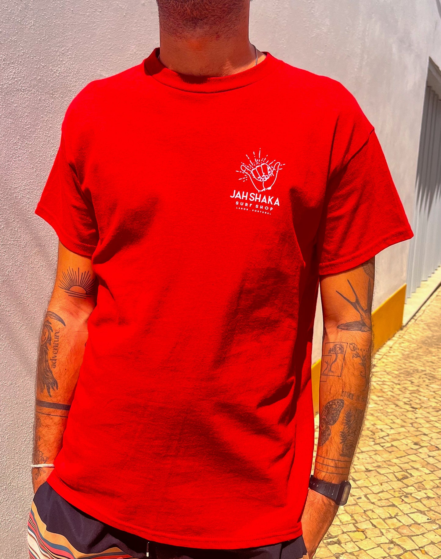 JAH SHAKA "Classic Hand" Logo T-Shirt