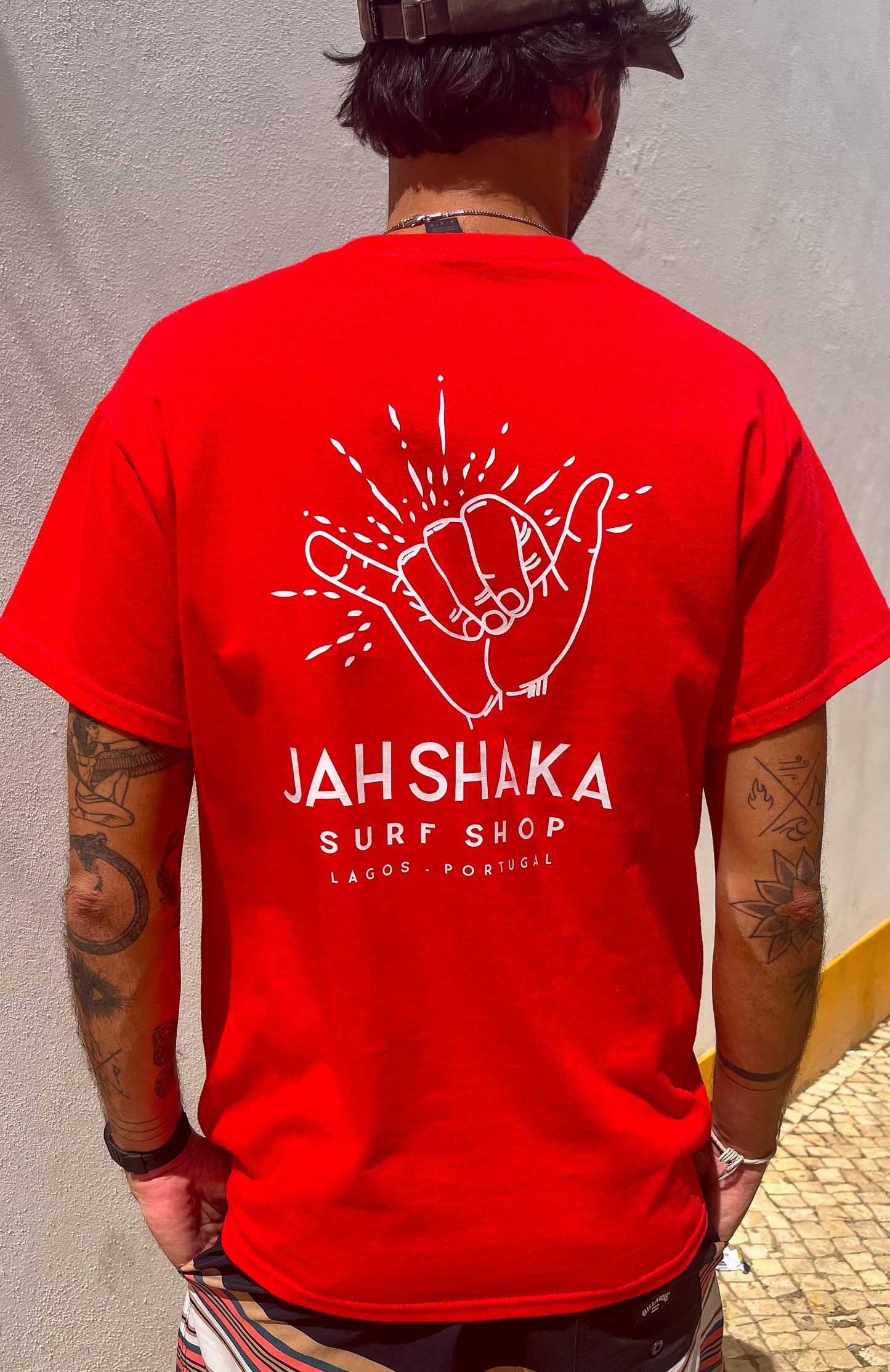 JAH SHAKA "Classic Hand" Logo T-Shirt