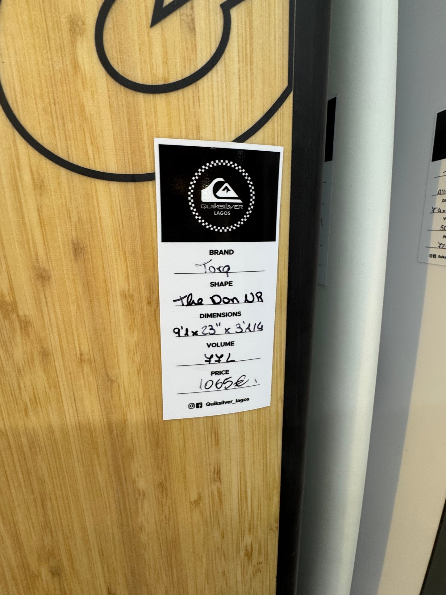 Torq The Don Nose Rider – ACT Longboard 9’1